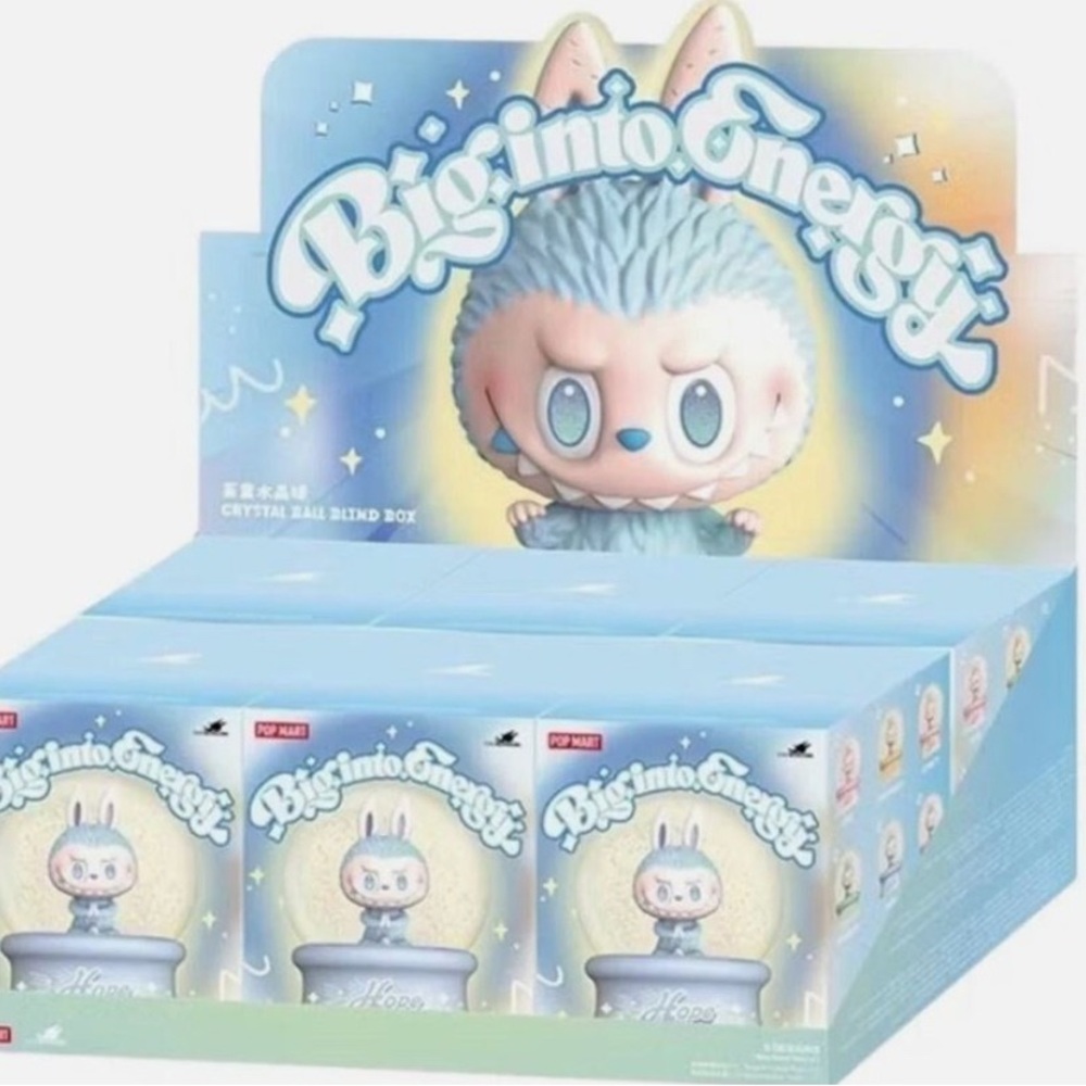 1 Pop Mart Big into Energy Blue Character Blind Box
